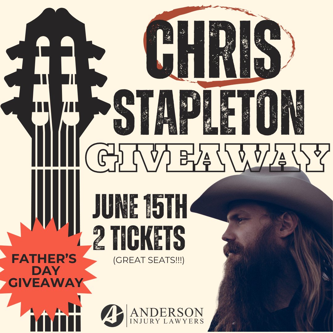 Chris Stapleton Arlington, TX Concert Ticket Giveaway